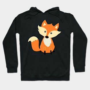 Cute Orange Fox Hoodie